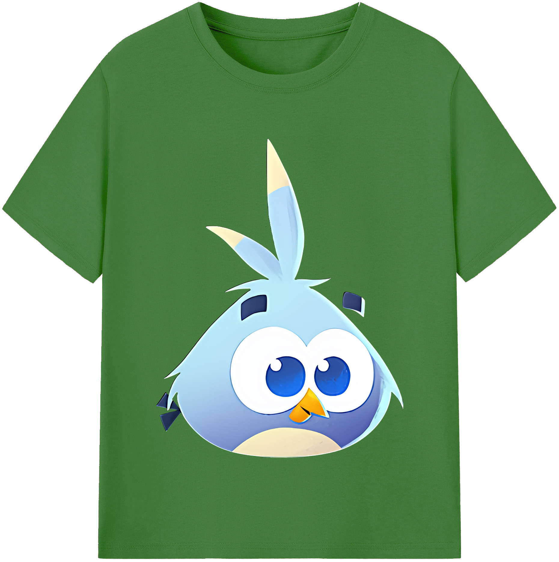 （画像用） Angry Birds アングリーバード レディースカジュアルプリントTシャツ（綿100％）